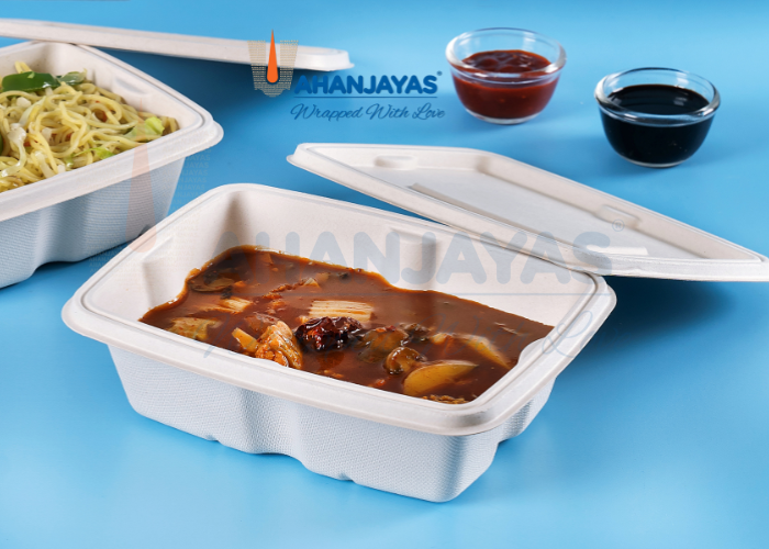 Compostable Bagasse Containers - Leak Proof in India