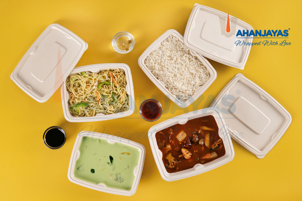 Compostable Bagasse Containers - Leak Proof in India